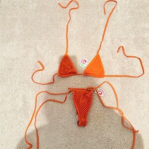 Berry Beachy Orange Bikini